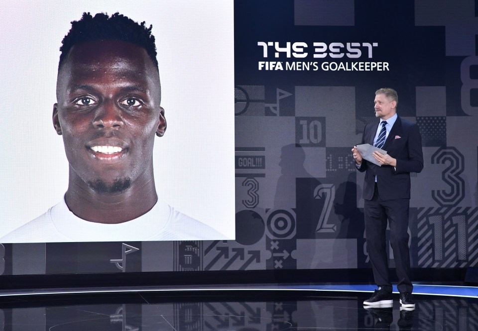 Chelsea goalkeeper Edouard Mendy was named as the Best Men's Goalkeeper