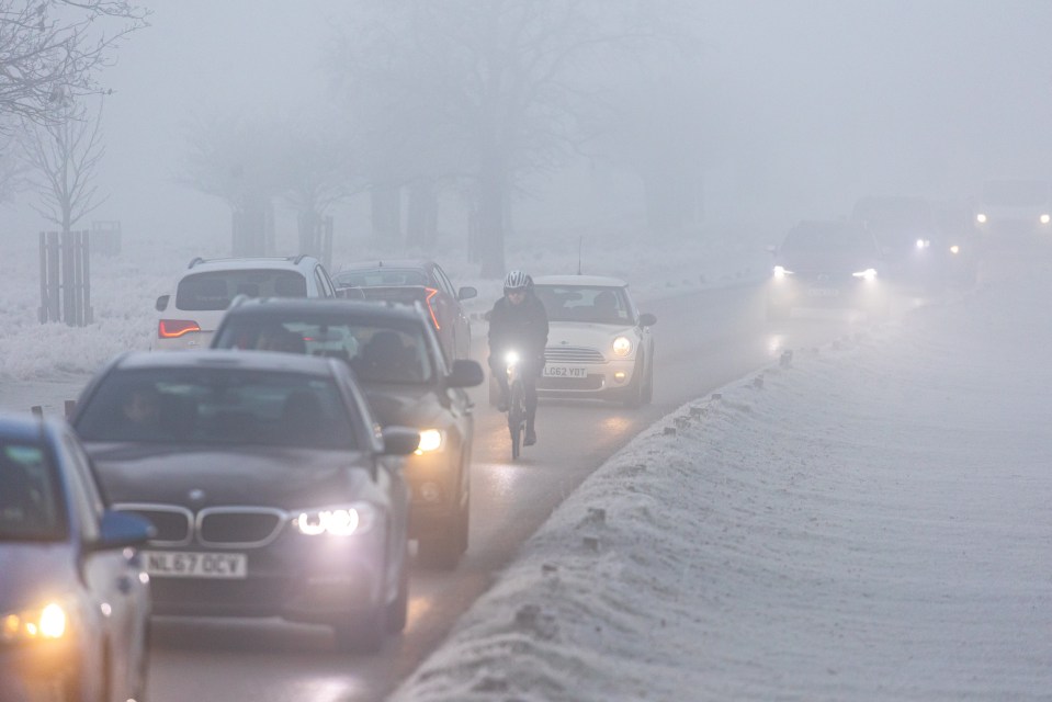 The Met Office has warned of some disruption on the roads where snow is set to fall this week