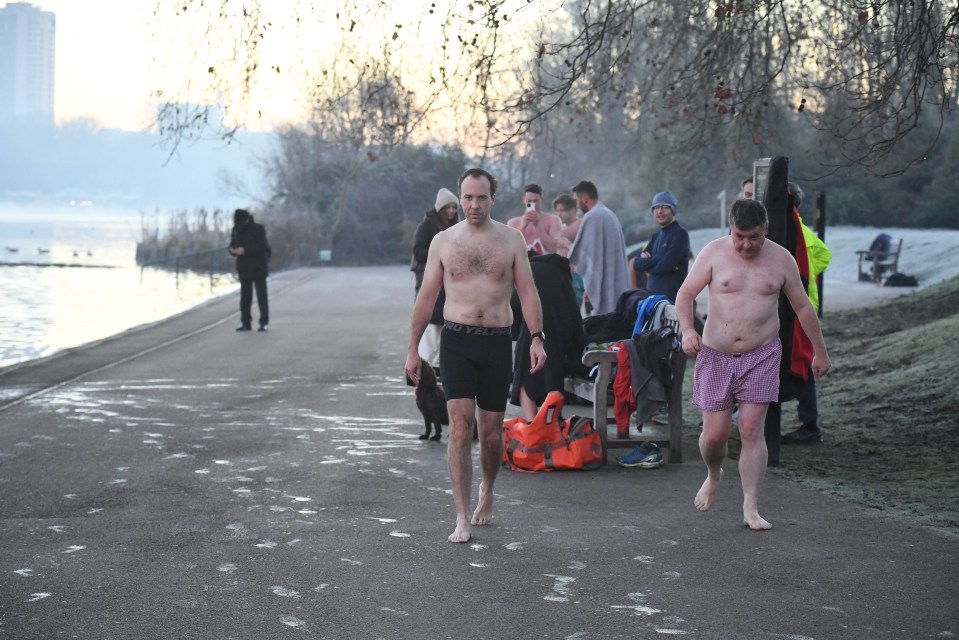 Mr Hancock was also with Robert Buckland