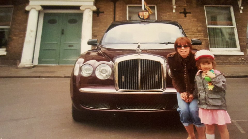 When the Queen visited Bury St Edmunds, Suffolk, in 2009, Claire Porter and her daughter Evie, then four, cycled into town to see her - they got a photo with her car