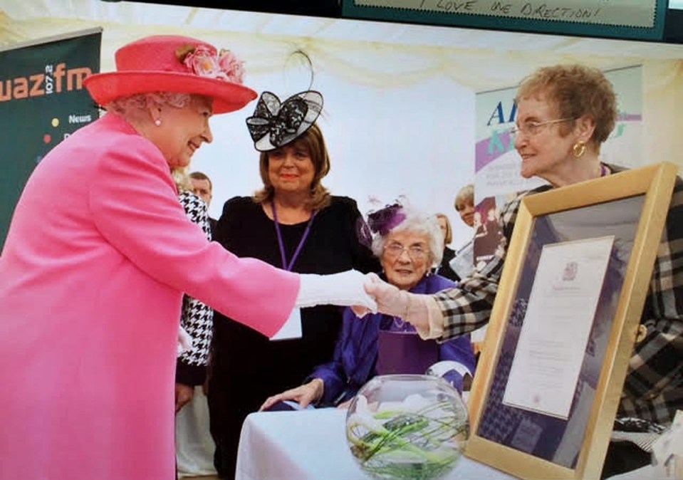 Margret Ross won a Queen’s Award in 2012 for her work with a support group for the elderly and disabled