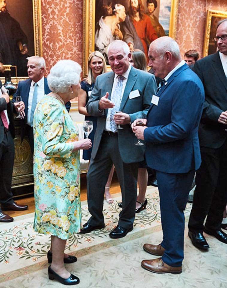 Alan Brentnall was invited to a reception hosted by Her Majesty at Buckingham Palace in 2017