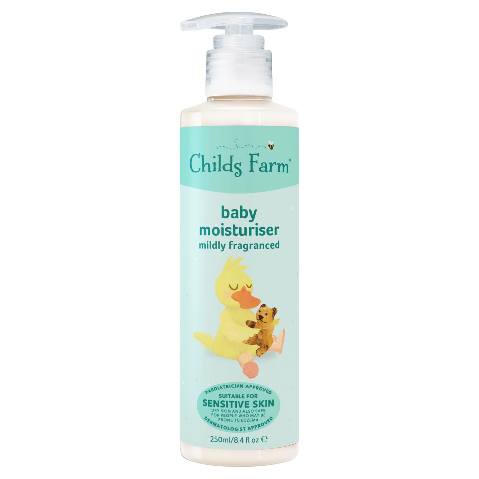 Save on Child’s Farm baby moisturiser with shea and cocoa butter at Asda