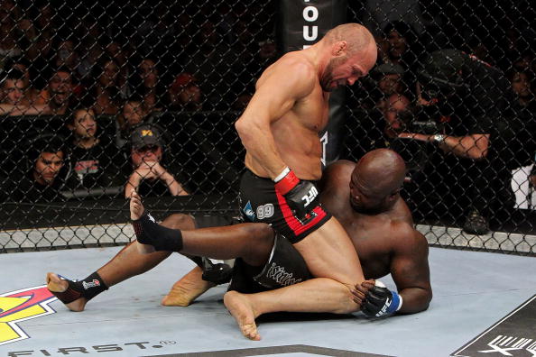 Randy Couture dominated boxer James Toney in their UFC clash