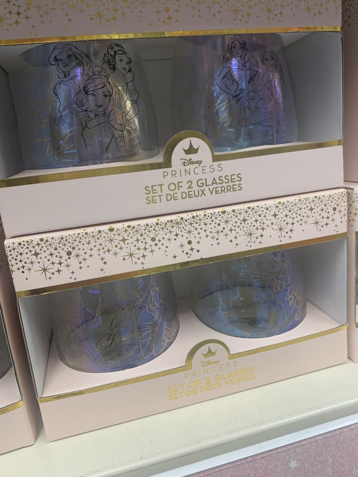 The set of two glasses was from discount retailer B&M