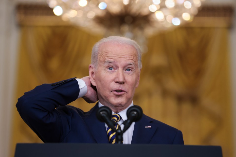 Joe Biden sent tensions in Ukraine soaring by appearing to 'invite' Russia to invade