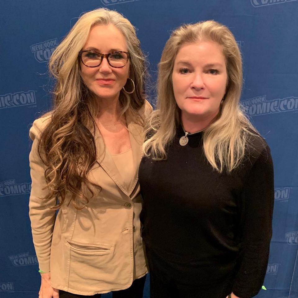 Orange Is The New Black's Kate Mulgrew looked unrecognisable in a recent Instagram snap with actress Mary McDonnell