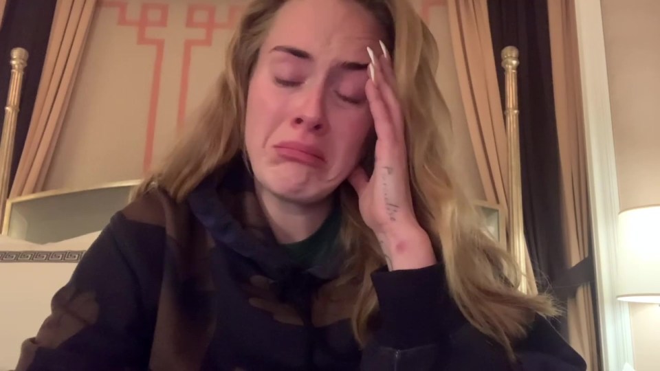 Adele broke down in tears in rehearsals for her axed Vegas residency, according to reports