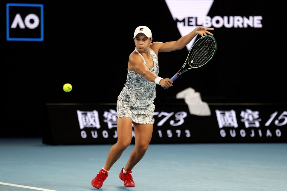 Barty proved to be too much for Giorgi as she emerged victorious from the Rod Laver Arena