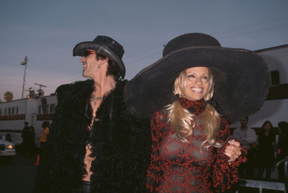 The real Tommy Lee and Pamela Anderson in the 90s