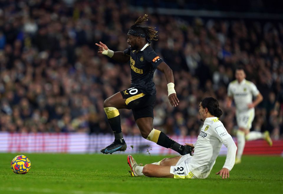 Allan Saint-Maximin has completed the most dribbles in the Prem so far