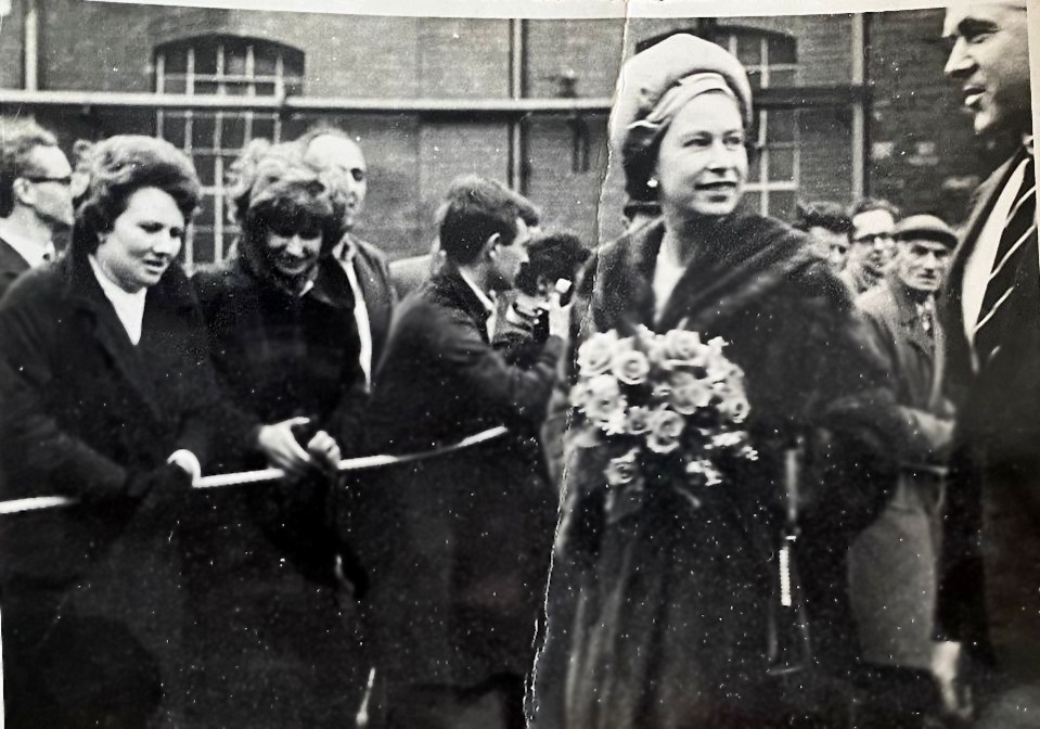 Irena Garner was nervous about meeting the Queen, who was visiting a railway works in April 1966