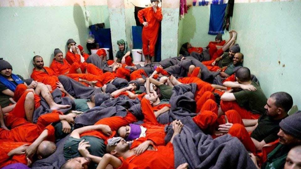 Gweiran jail in Syria houses up to 4,000 ISIS prisoners including 700 children