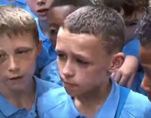 Phil Foden had a similar hairdo as a kid while he was surging through the Man City ranks