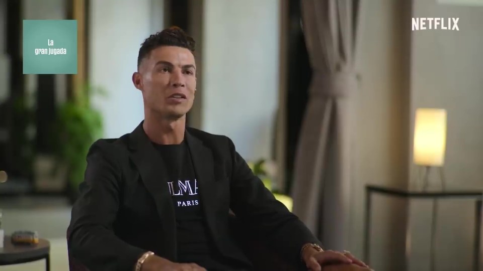 Cristiano Ronaldo also makes an appearance in the doc