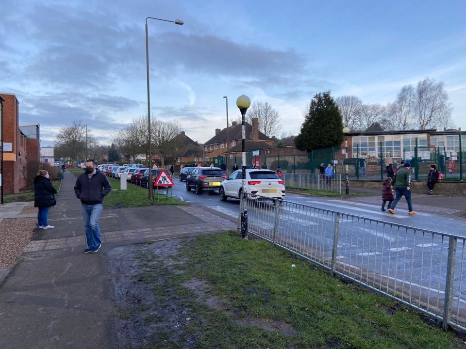 Parents, teachers and police said parking at the school was a problem