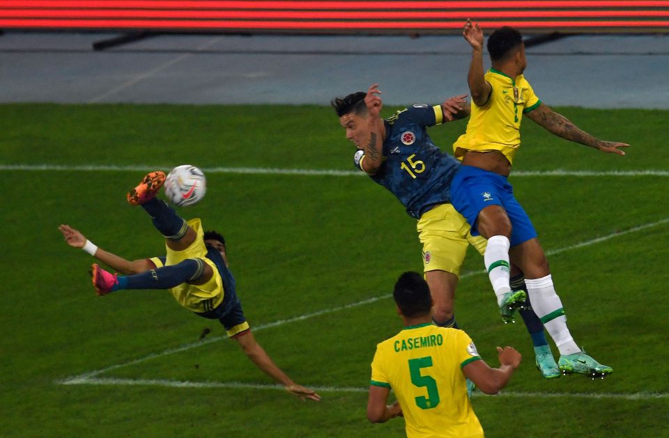 A spectacular overhead kick against Brazil in the Copa America alerted Europe's clubs