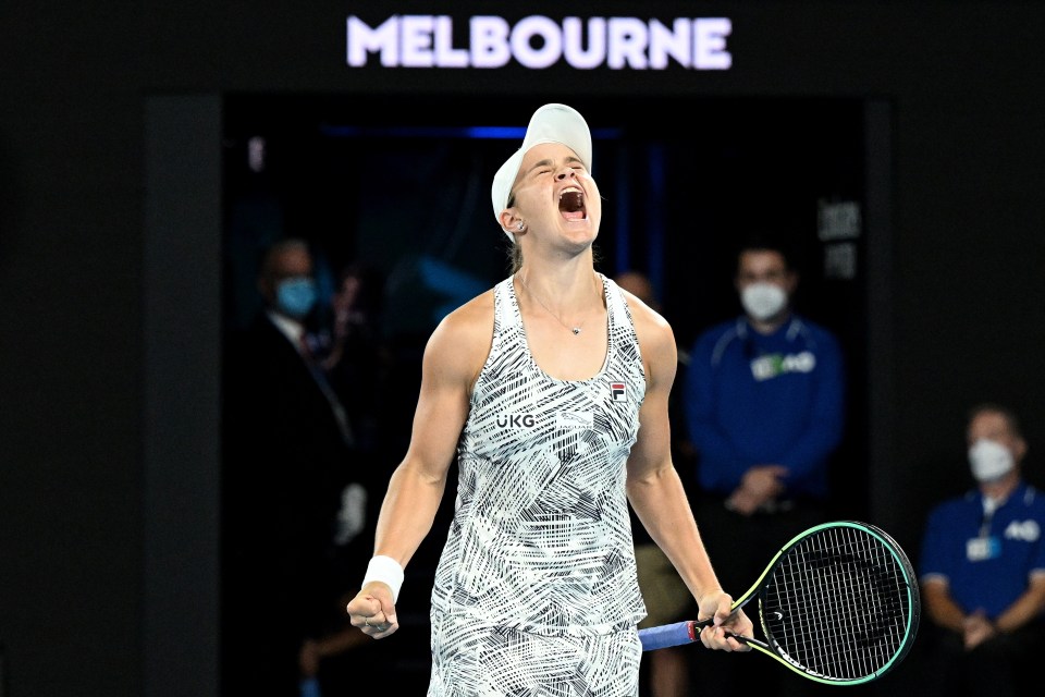 Ashleigh Barty sealed her home Grand Slam in straight sets