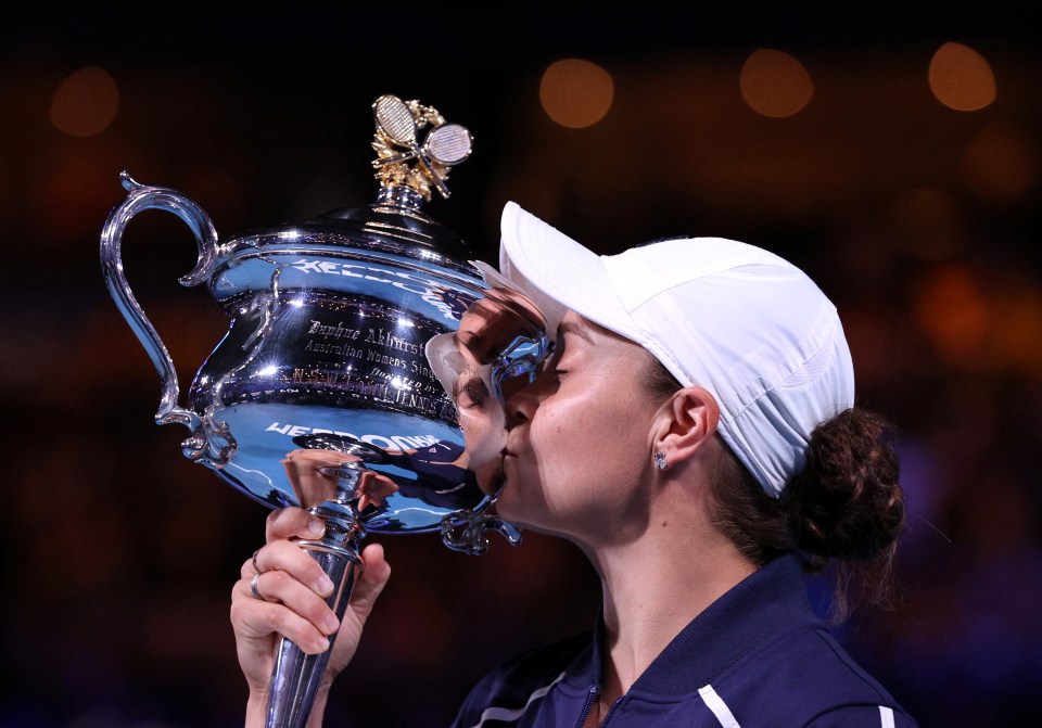 Barty became the first Aussie winner since Chris O’Neil in 1978