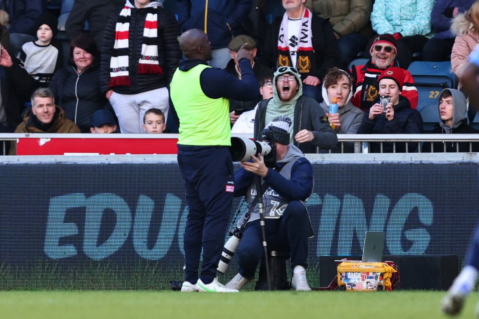 One of the abusive fans was reportedly booted out of Adams Park