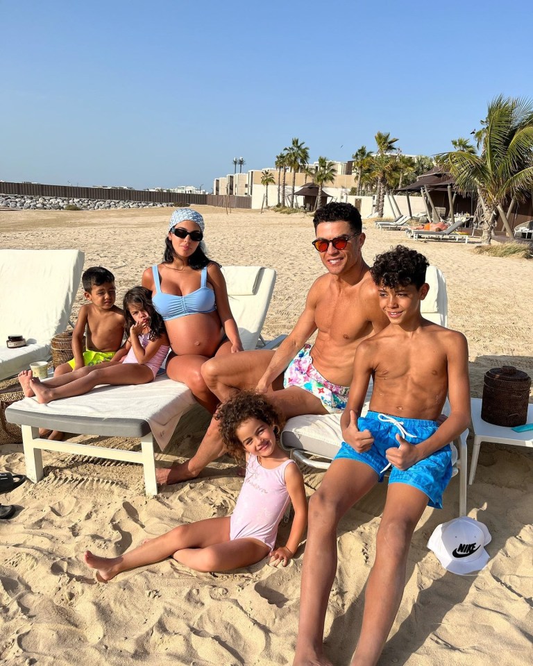 Georgina Rodriguez and Cristiano Ronaldo are on holiday in Dubai