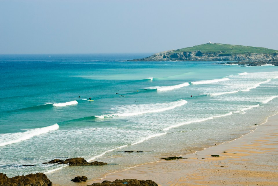 Fistral beach is great for surfing