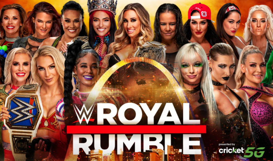 The Royal Rumble takes place from St Louis