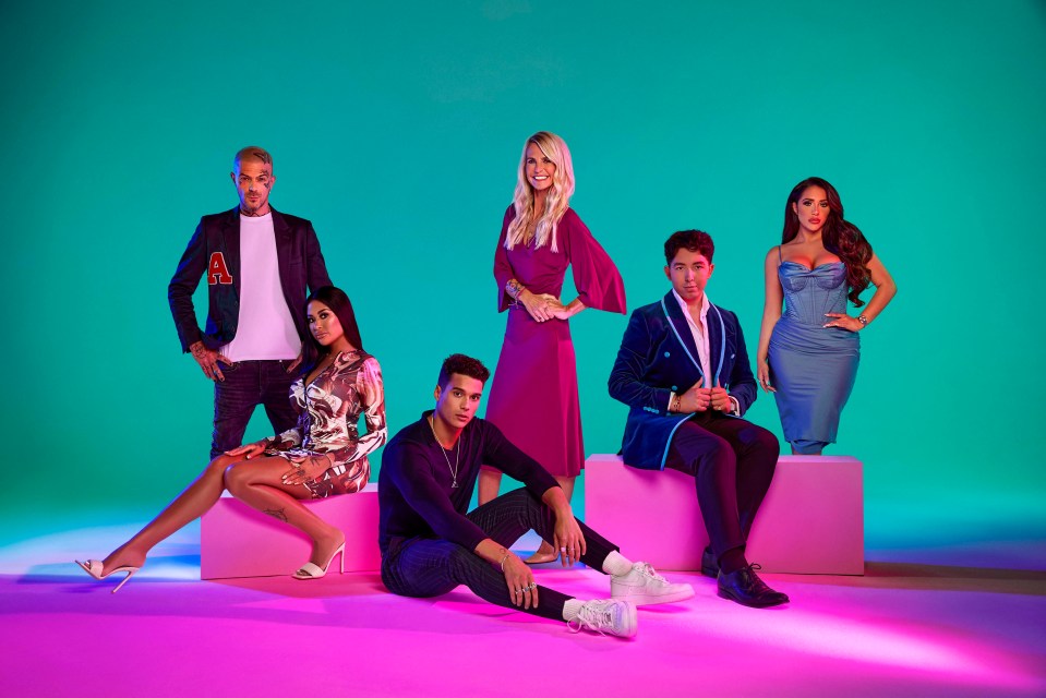 Ulrika Jonsson, Abz Love, Chloe Brockett, Miles Nazaire, Nikita Jasmine and Ryan-Mark Parsons star on Celebs Go Dating