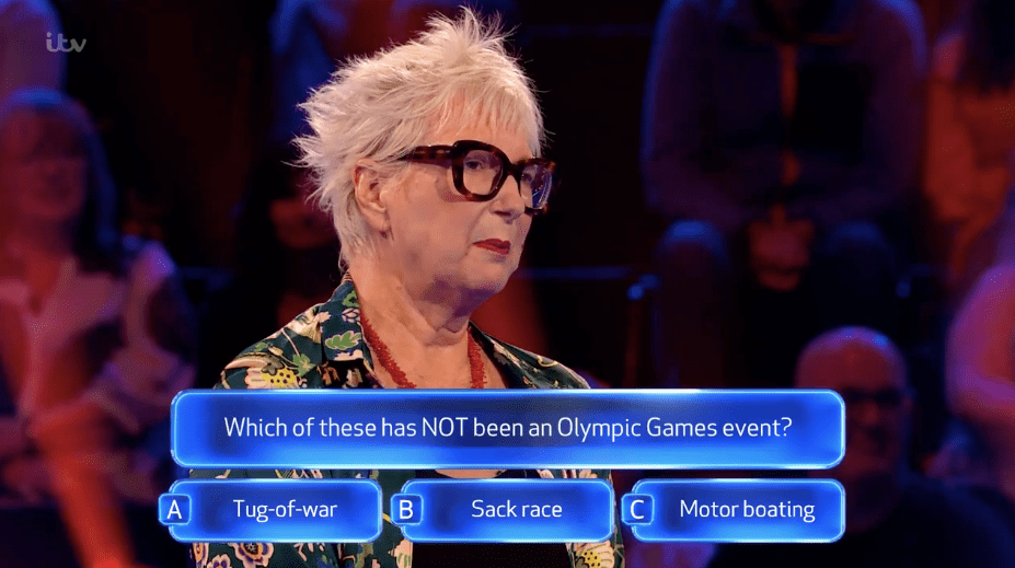 Comedienne Jenny Eclair was asked the question featuring the rude answer