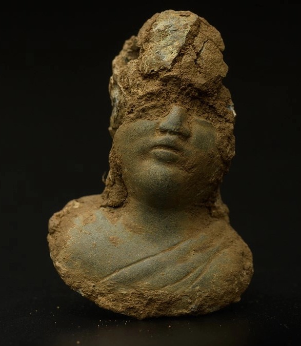 The discovery includes ancient artefacts such as pottery, jewels and more than 300 coins