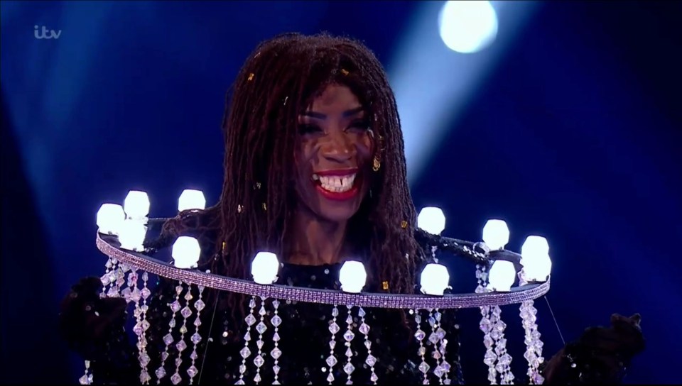 Heather Small took a bite out of rival Doughnuts’ singing after she was voted off The Masked Singer