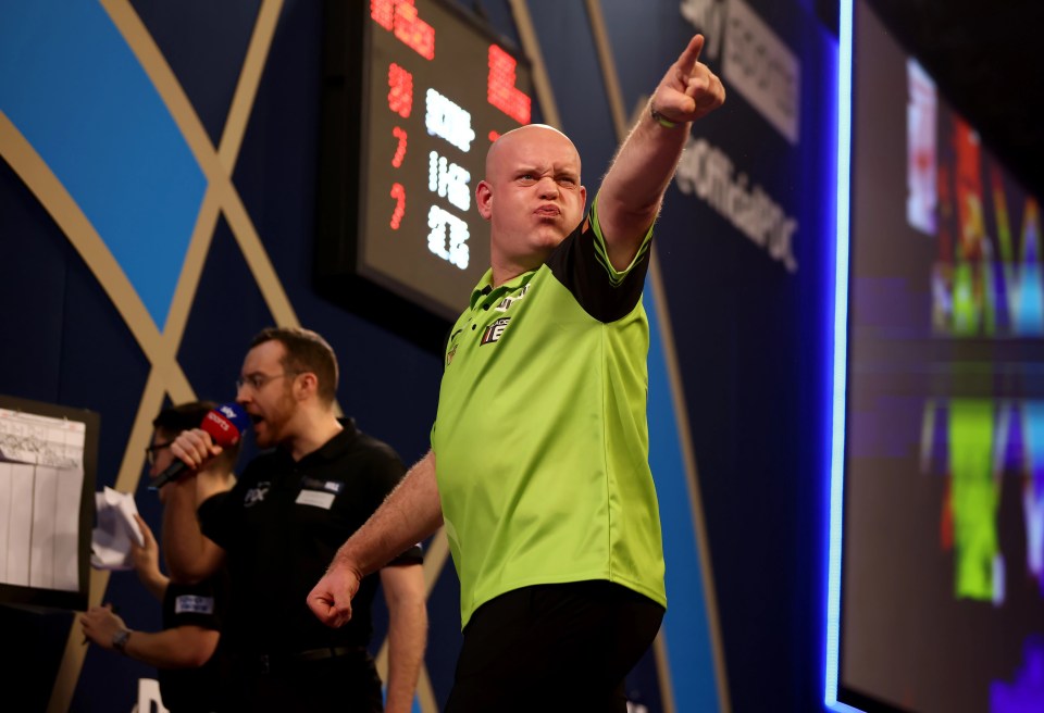 Michael van Gerwen has been playing with a shaved head for over 10 years