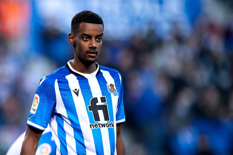 Real Sociedad centre-forward Alexander Isak is on Arsenal's shortlist