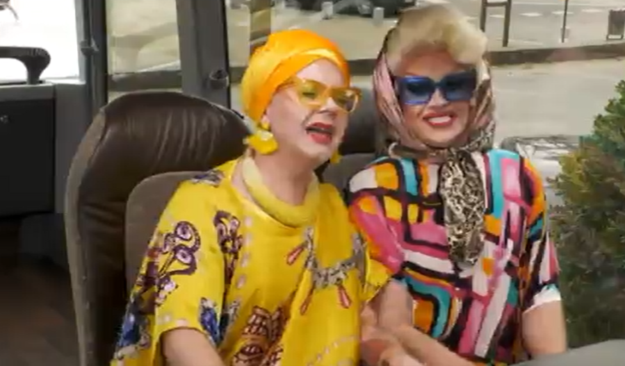 Linda joked Lesley was a drag queen after Drag Race stars Ginny Lemon and Sister Sister joined