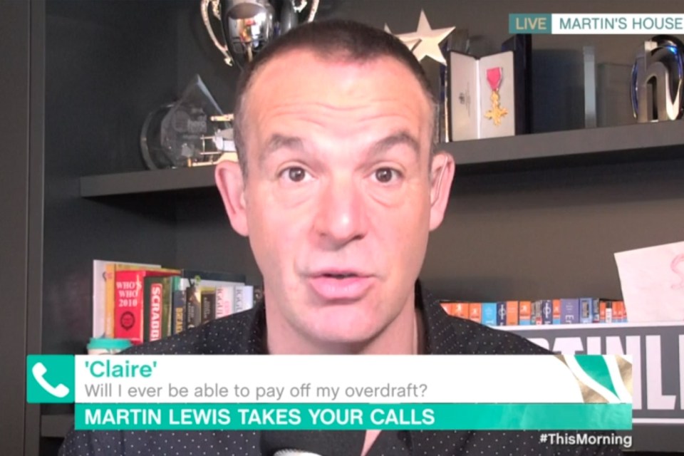 Martin Lewis called overdrafts a "danger" and warned customers it was the wrong place to put debt