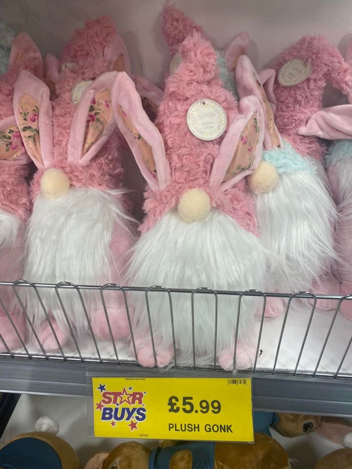 Easter gonks are on sale in Home Bargains for £5.99, with fans going wild for the decorations