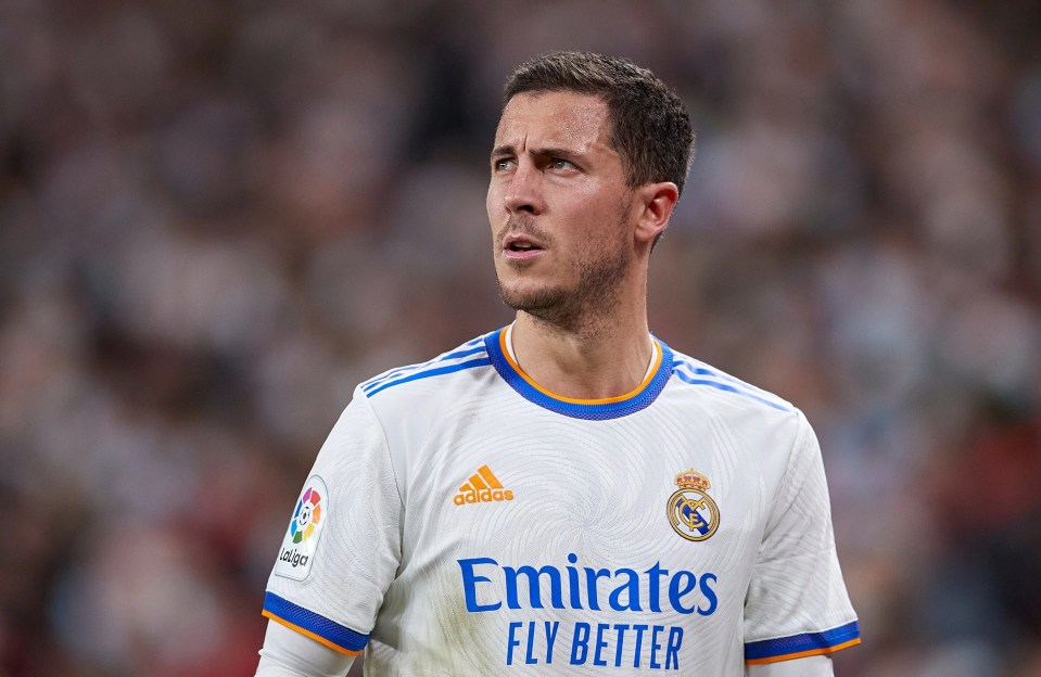 Eden Hazard has only made 43 league appearances in more than two and a half seasons at Real Madrid