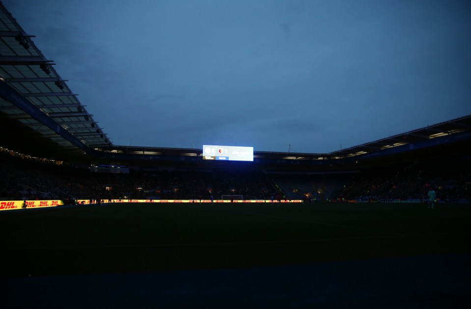 Play was suspended for five minutes before Leicester wrapped up a 4-1 win