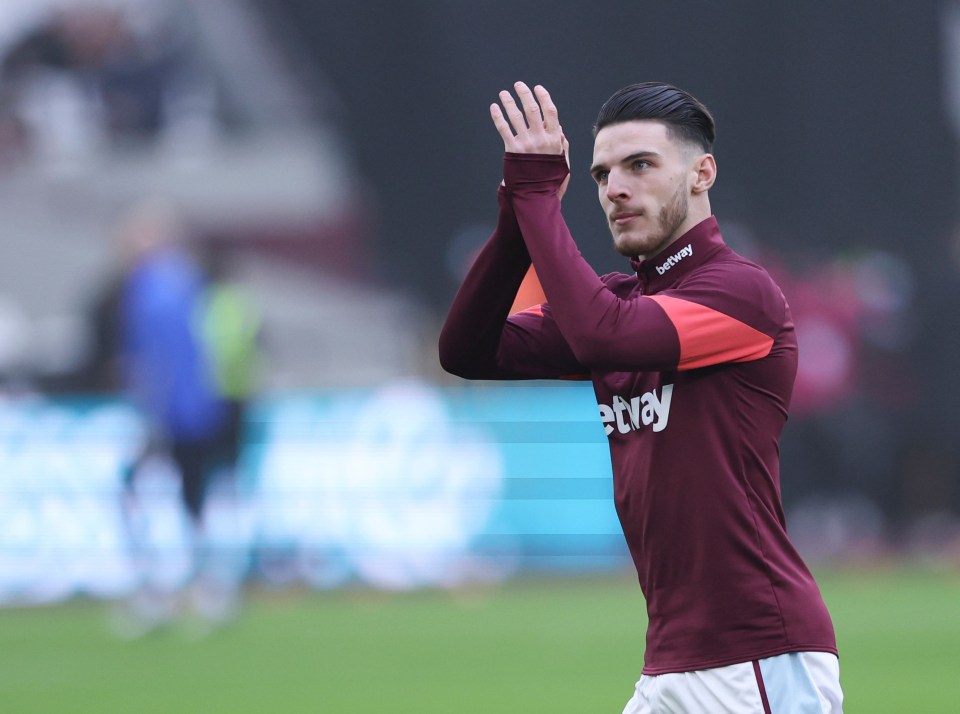 Declan Rice seemingly pledged his future to West Ham