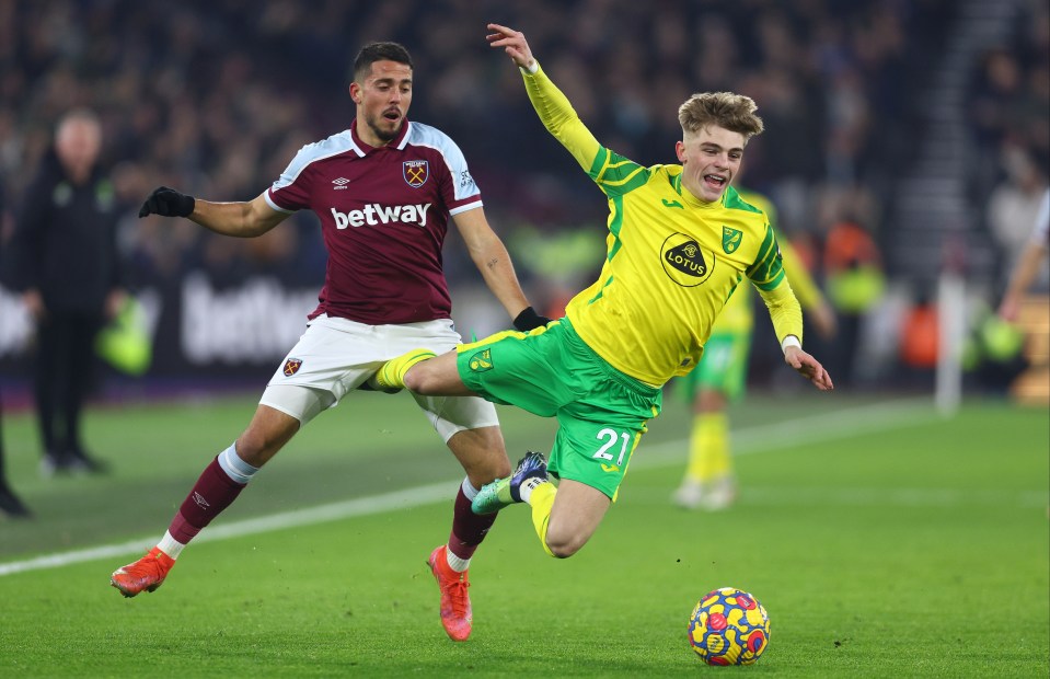 Norwich struggled to make an impression at the London Stadium