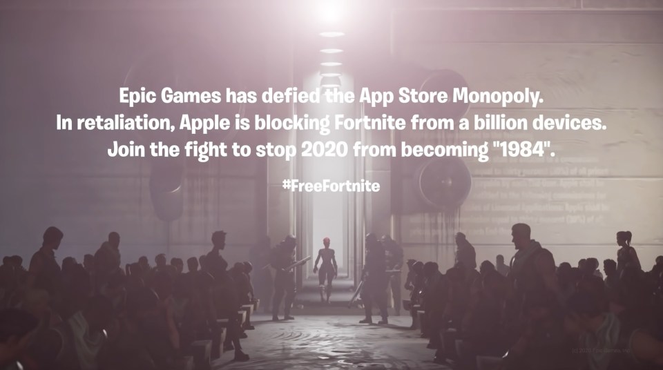 Epic Games initiated the fight against Apple with its Free Fortnite campaign in 2020