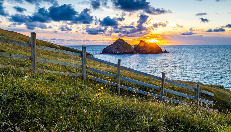 Holywell Bay is great for children