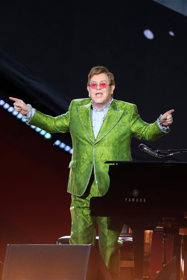 Elton John, Brooklyn’s godfather, will be on tour