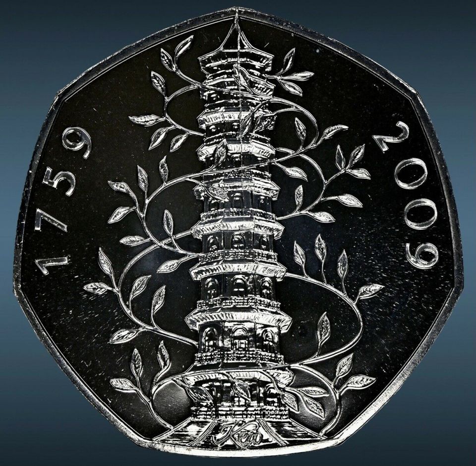 The rare Kew Gardens 50p is valuable enough on its own