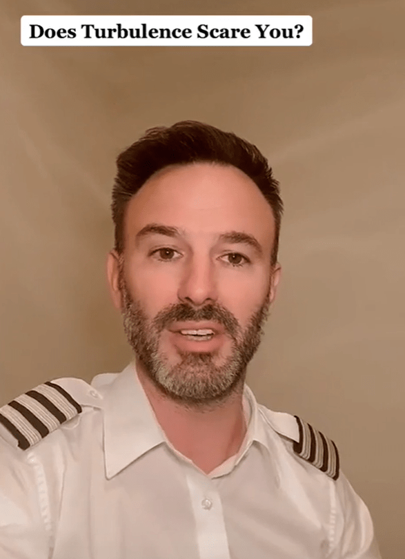 Pilot Simon shared a video with tips on how to avoid feeling sick during turbulence