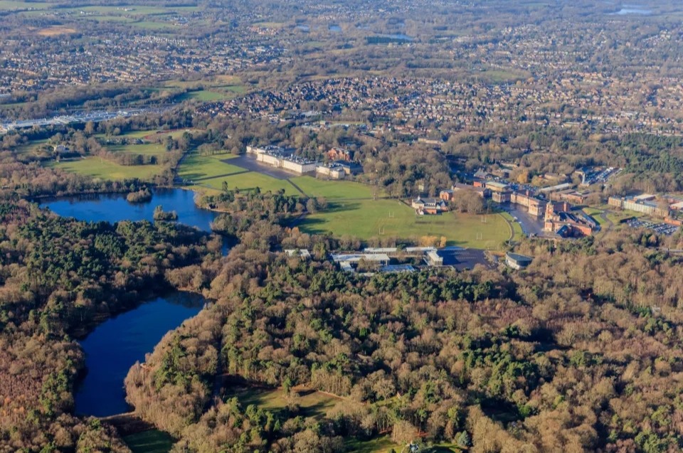 The Sandhurst Military Training Academy in Berkshire