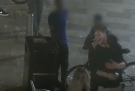 Horror footage shows the teen and two of her pals laughing together after the horror