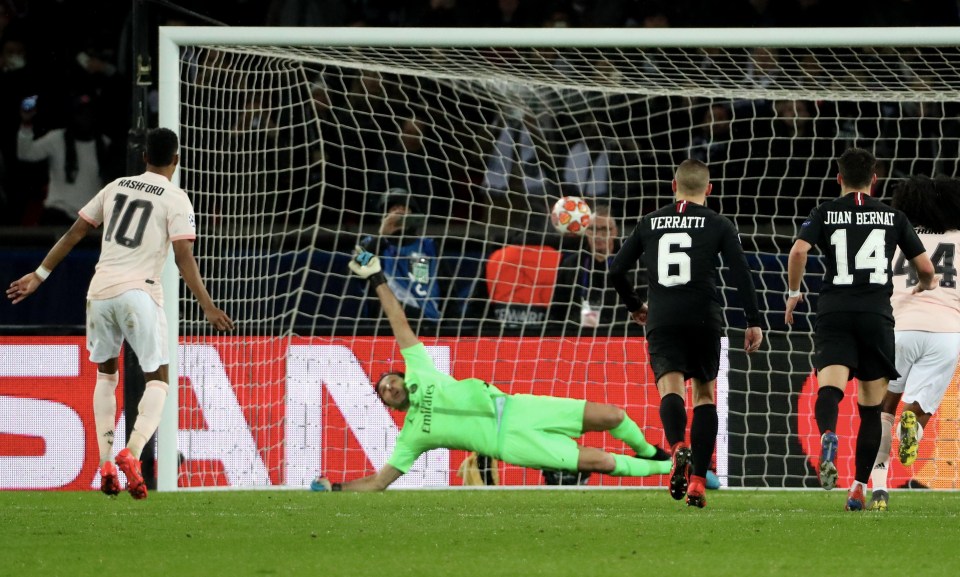 Marcus Rashford scored a dramatic winner from the spot against PSG back in 2019