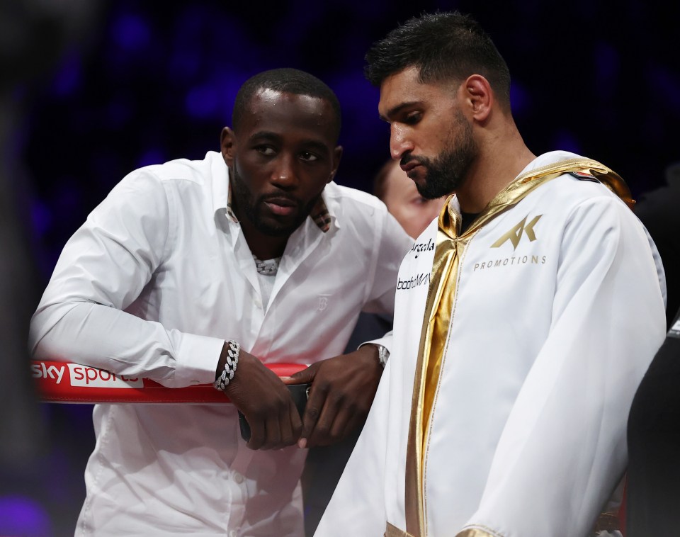 Crawford helped train Khan, who he beat in 2019, for his fight against Brook... who he also beat in 2020