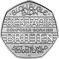 The 2013 Benjamin Britten 50p really strikes a chord with coin fans